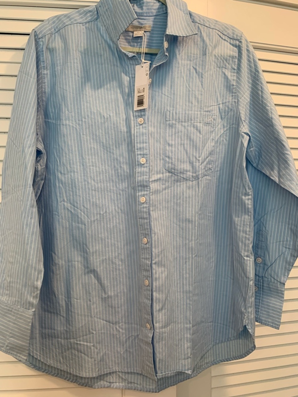 NWT Outerknown The light weekend shirt stripes preppy casual beach cozy small